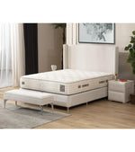 Lit Coffre COCO BLANC ECRU - Velours